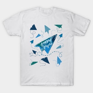 PAPER AIRPLANES | SEE YOU IN THE FUNNY PAPERS T-Shirt
